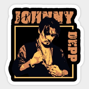 Vintage johnny Sticker